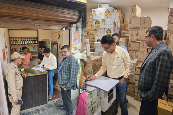 एडीएम शैलेन्द्र सिंह नेगी ने ग्राहक बनकर की शराब दुकानों पर छापेमारी, भवाली और रामगढ़ में मिली गंभीर अनियमितताएं, 2 लाख का चालान