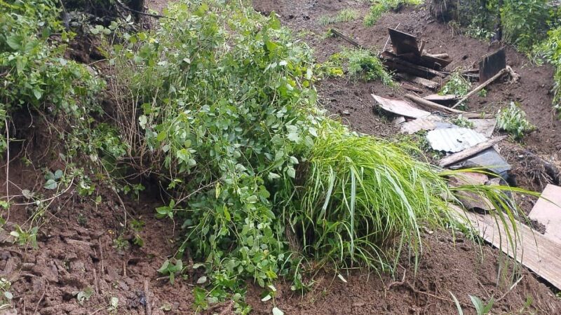 भू-स्खलन से आवासीय भवनों को खतरा