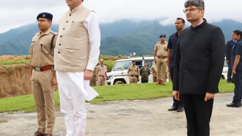 सीएम धामी पहुंचे भराड़ीसैण