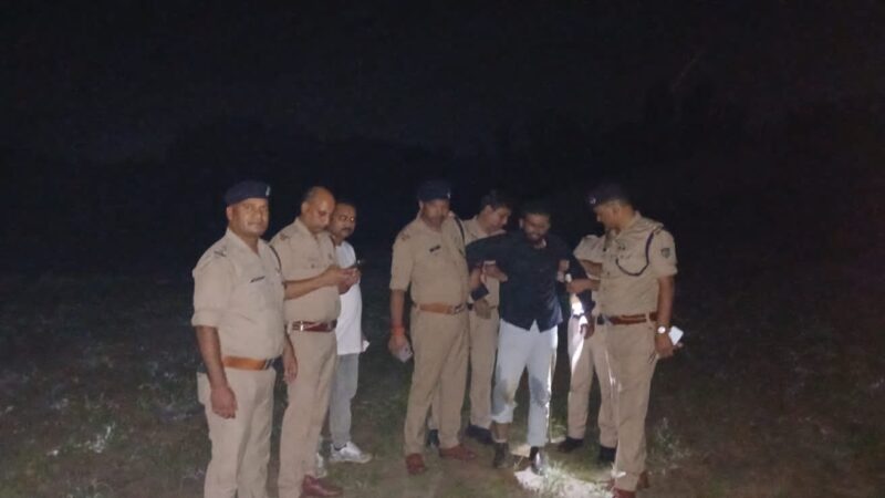 गंगनहर पुलिस की बदमाश से मुठभेड़, पैर में गोली लगने से हुआ घायल