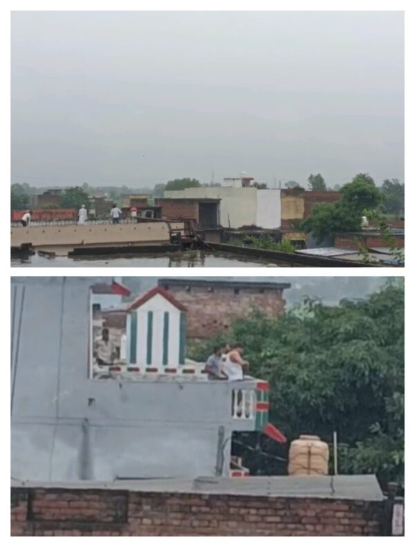 मतलुबपुर जैनपुर गांव में दो पक्षों के बीच हुए विवाद में हुई फायरिंग ओर पथराव