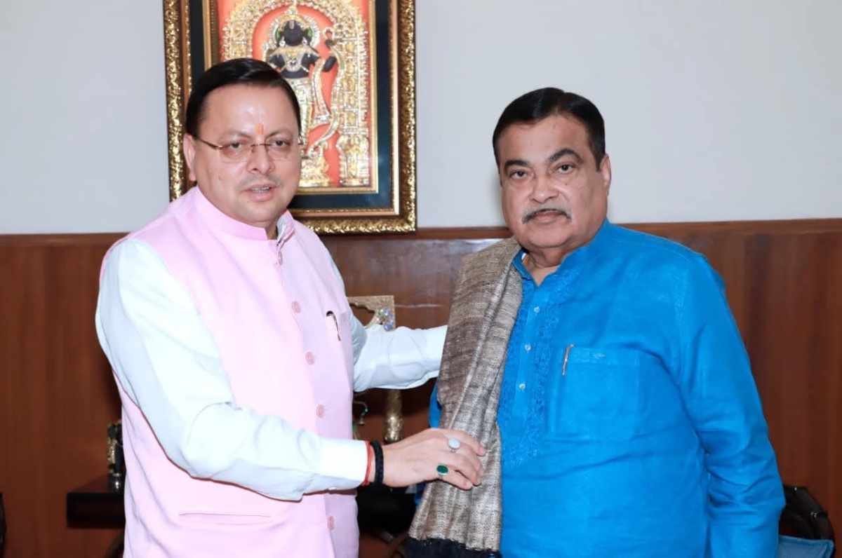 आपदा प्रभावित सड़कों और पुलों के पुनर्निर्माण के लिए सीएम धामी ने केंद्रीय मंत्री नितिन गडकरी से मांगा सहयोग
