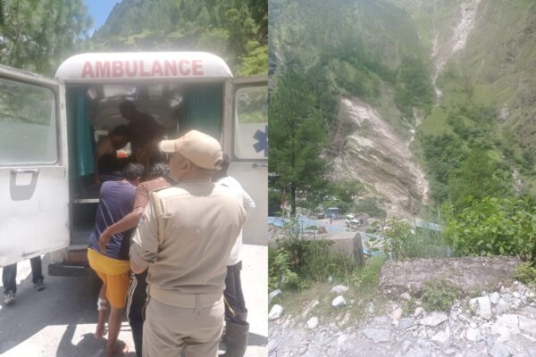 भू-स्खलन से टीएचडीसी के आठ मजदूर घायल