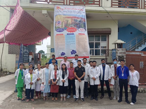 श्री महंत इन्दिरेश अस्पताल द्वारा बालाजी फाउन्डेशन के तत्वाधान में निःशुल्क स्वास्थ्य शिविर का आयोजन, 205 लोगों ने उठाया शिविर का लाभ