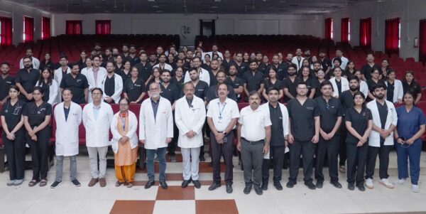 श्री महंत इन्दिरेश अस्पताल में सीपीआर कार्डियक लाइफ सपोर्ट पर कार्यशाला आयोजित