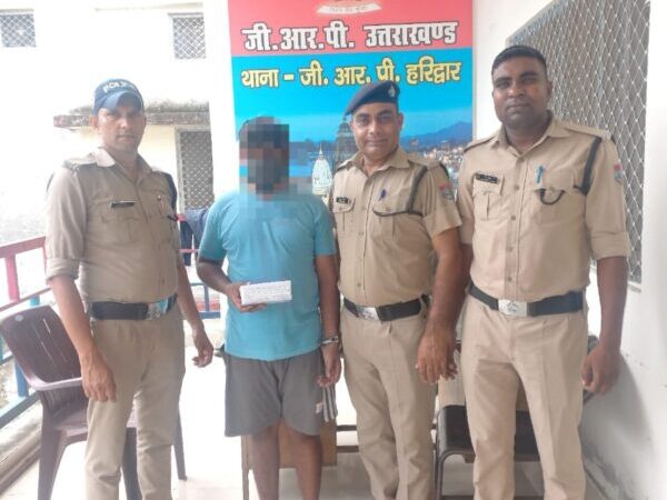 एसपी तृप्ति भट्ट का अपराधियों पर कड़ा प्रहार जारी, जीआरपी हरिद्वार ने चैन स्नेचिंग में बावरिया गैंग के सावन को किया गिरफ्तार