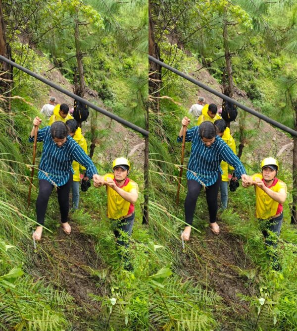 मदमहेश्वर यात्रा मार्ग पर भूस्खलन : SDRF का त्वरित रेस्क्यू, 100 से अधिक यात्री सुरक्षित