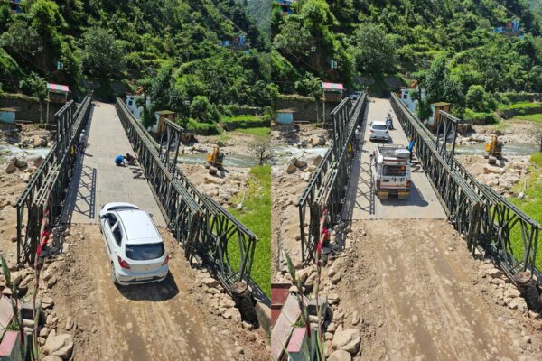 गढ़वाल-कुमाऊं की जीवनरेखा कलगड़ी बैली ब्रिज छोटे वाहनों के लिए खुला, रिकॉर्ड समय में हुआ निर्माण, डीएम स्वाति एस भदौरिया की सक्रियता बनी मिसाल!