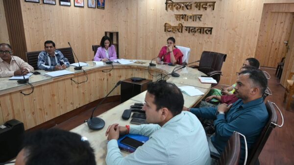 सीडीओ वरुणा अग्रवाल की अध्यक्षता में मुख्यमंत्री कौशल उन्नयन एवं वैश्विक रोजगार योजना के क्रियान्वयन सम्बन्धी बैठक आयोजित, दिए निर्देश