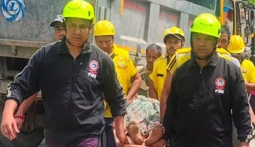 करंट से झुलसी बुजुर्ग महिला