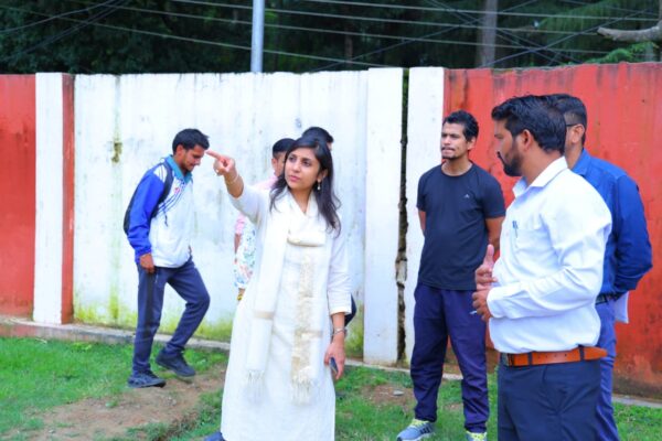 डीएम स्वाति एस. भदौरिया ने रांसी एवं कंडोलिया स्टेडियम का किया निरीक्षण, जूडो व बॉलीवॉल की कोचिंग शुरु कराने के दिए निर्देश