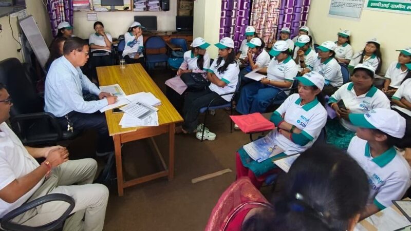 ब्यूटीशियन प्रशिक्षण कार्यक्रम का समापन