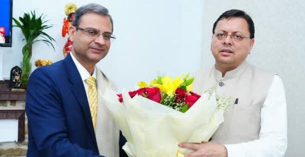 आरबीआई गवर्नर संजय मल्होत्रा ने की मुख्यमंत्री पुष्कर सिंह धामी से भेंट