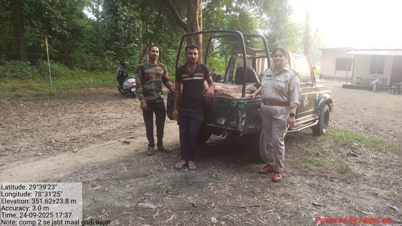 कोटड़ी रेंज में वन तस्कर को गिरफ्तार कर भेजा जेल