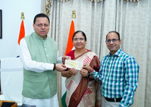 मुख्यमंत्री पुष्कर सिंह धामी से दून विश्वविद्यालय की कुलपति प्रो. सुरेखा डंगवाल ने की शिष्टाचार भेंट