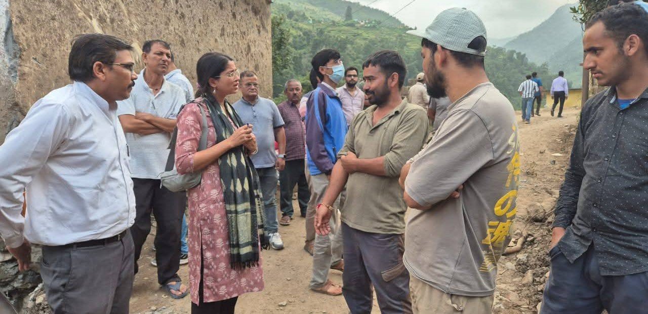 पीडीएनए टीम ने आपदा से हुए नुकसान का आकलन