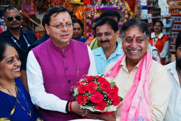 मुख्यमंत्री पुष्कर सिंह धामी ने पटेलनगर में ‘जीएसटी बचत उत्सव‘ के उपलक्ष्य में आयोजित जागरूकता कार्यक्रम में किया प्रतिभाग