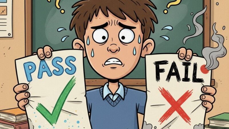 अजब गजब खेल : पहले छात्र पास फिर दिखाया फेल