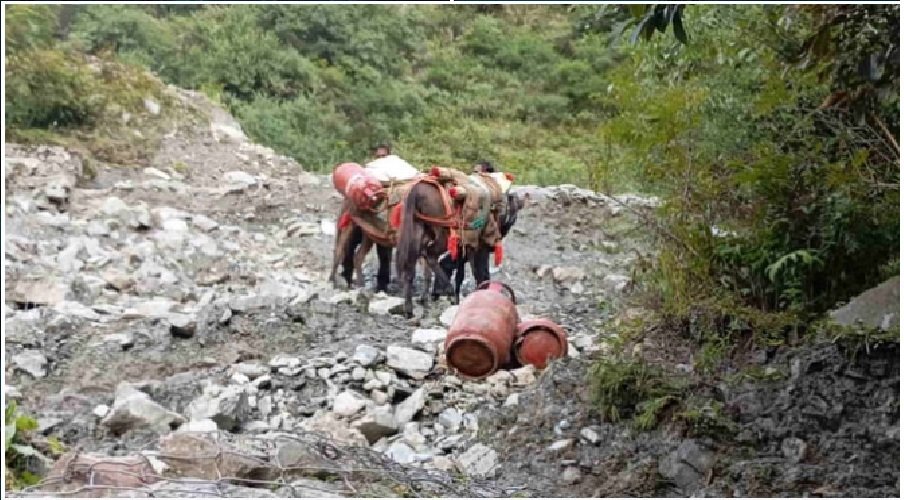 कब खुलेगा यमुनोत्री हाईवे, खच्चरों के सहारे ग्रामीणों की जिंदगी