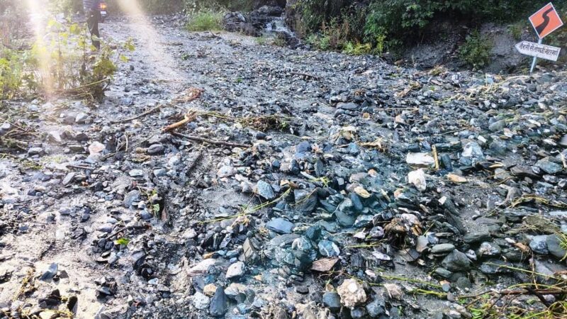 तोणजी सड़क देती दुर्घटनाओं को न्योता