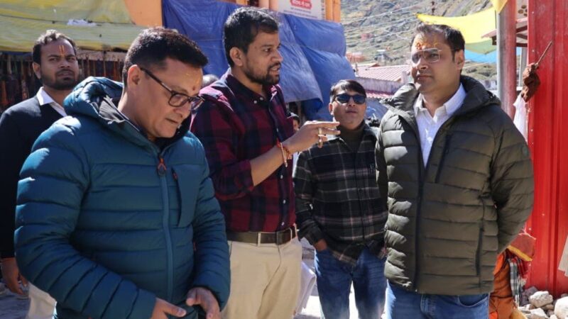 डीएम गौरव कुमार ने मास्टर प्लान के कार्यों का किया निरीक्षण