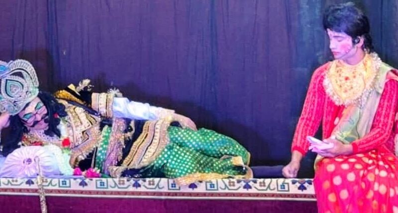 नंदप्रयाग की रामलीला : कोप भवन के मंचन ने मोहा मन, राम के वनवास का दृश्य हुआ सजीव