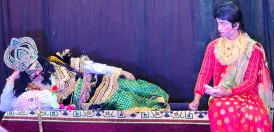 नंदप्रयाग की रामलीला : कोप भवन के मंचन ने मोहा मन, राम के वनवास का दृश्य हुआ सजीव