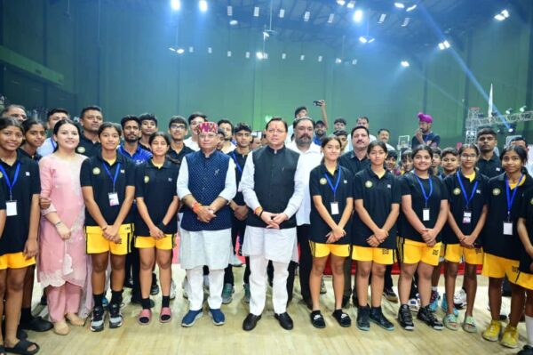 मुख्यमंत्री पुष्कर सिंह धामी ने 50 वीं सब-जूनियर राष्ट्रीय बास्केटबॉल चैंपियनशिप का किया शुभारंभ