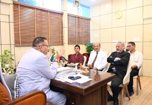 सैन्य धाम के अंतिम चरण के कार्य शीघ्र किए जाए पूर्ण – सैनिक कल्याण मंत्री गणेश जोशी