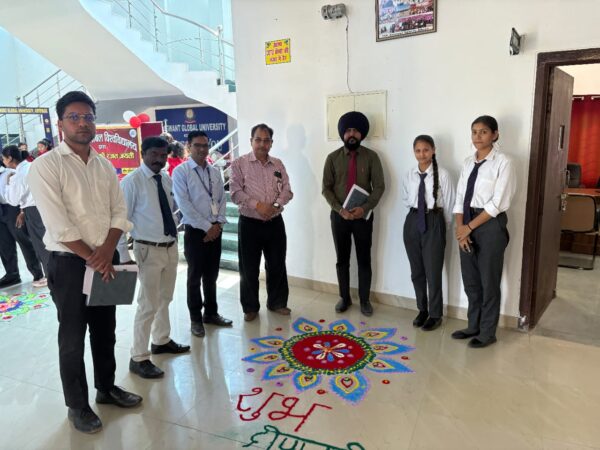 भगवंत ग्लोबल विश्वविद्यालय में भगवंत ग्रुप की रजत जयंती के उपलक्ष्य में मेंहदी, रंगोली, दिया व दीप व भाषण प्रतियोगिता का आयोजन