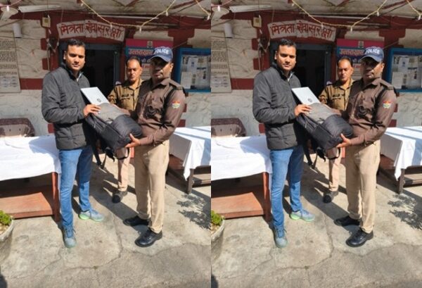 देहरादून जीआरपी की त्वरित कार्रवाई, यात्री का खोया लैपटॉप सकुशल बरामद!