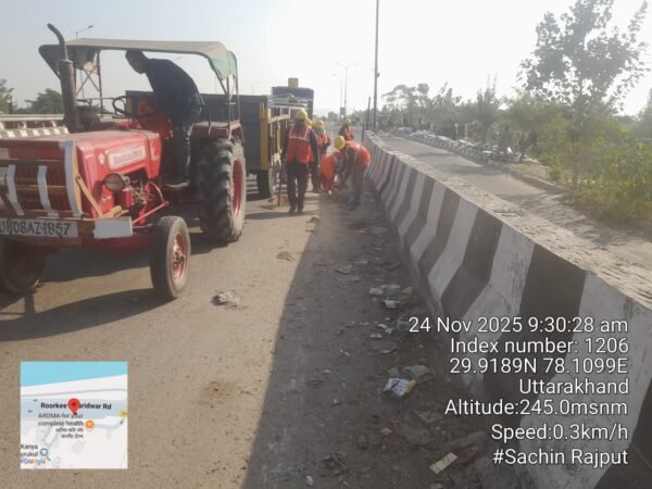 धर्मनगरी हरिद्वार को स्वच्छ एवं क्लीन जनपद बनाने के लिए आज छठवें दिन भी सफाई अभियान रहा जारी