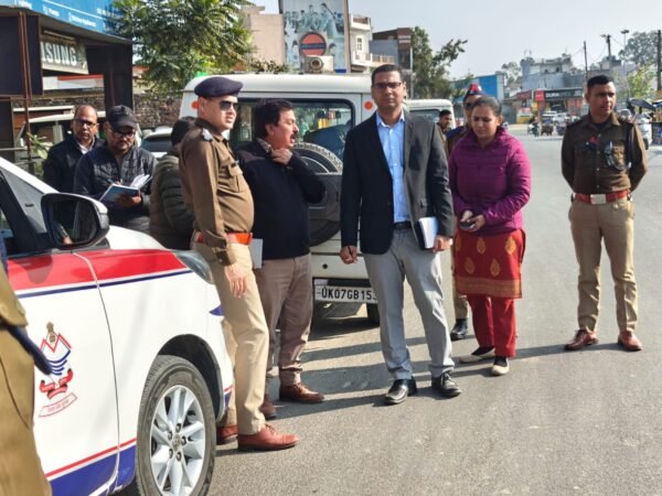 राष्ट्रीय राजमार्ग-334 पर सड़क सुरक्षा का जायजा, संयुक्त टीम ने चिह्नित किए खतरनाक स्थान, भारी वाहनों पर दिन में “नो एंट्री” की सिफारिश