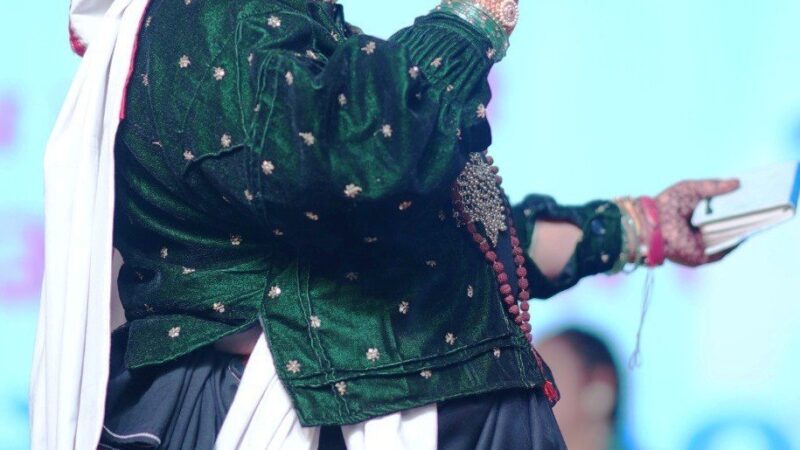 गौचर मेले की पहली सांस्कृतिक संध्या रही पम्मी के नाम