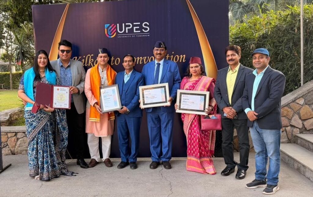 UPES कन्वोकेशन 2025 में उत्तराखंड का परचम- शिखा ध्यानी को इंजीनियरिंग में डायरेक्टर की उपाधि, शशांक ध्यानी को तीन प्रतिष्ठित सम्मान