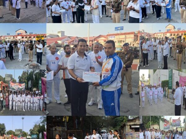 लौह पुरुष सरदार बल्लभ भाई पटेल की 150 वीं जयंती पर थाना जीआरपी देहरादून द्वारा किया गया RUN FOR UNITY का आयोजन