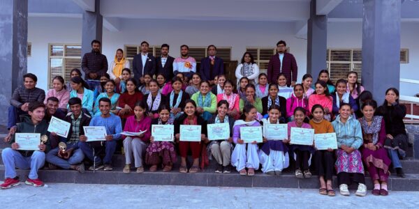 शहीद जगदीश प्रसाद पुरोहित राजकीय महाविद्यालय नंदानगर में धूमधाम से मनाई गई उत्तराखण्ड स्थापना दिवस की रजत जयंती