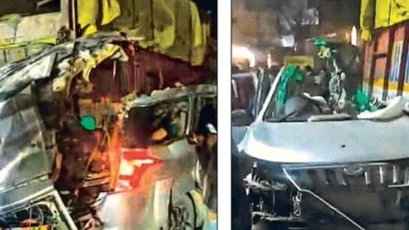 उत्तराखंड : तेज रफ्तार XUV ट्रक के नीचे घुसी, चार दोस्तों की मौके पर मौत