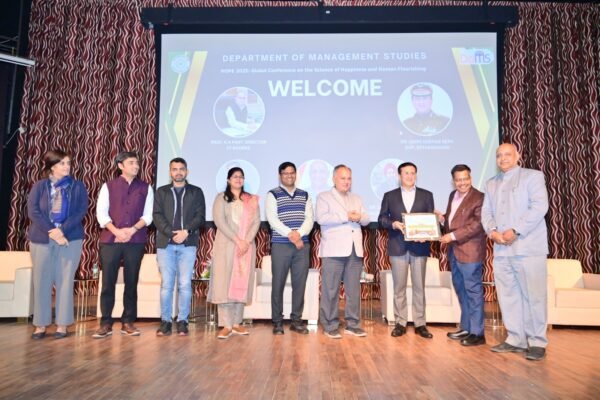 आईआईटी रुड़की में आयोजित हुआ HOPE 2025 – खुशी और मानव उत्कर्ष पर वैश्विक सम्मेलन