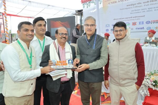 सीएसआईआर–सीबीआरआई रुड़की ने राजस्थान के स्वाइपुरा से “स्मार्ट विलेज” पहल का किया शुभारंभ