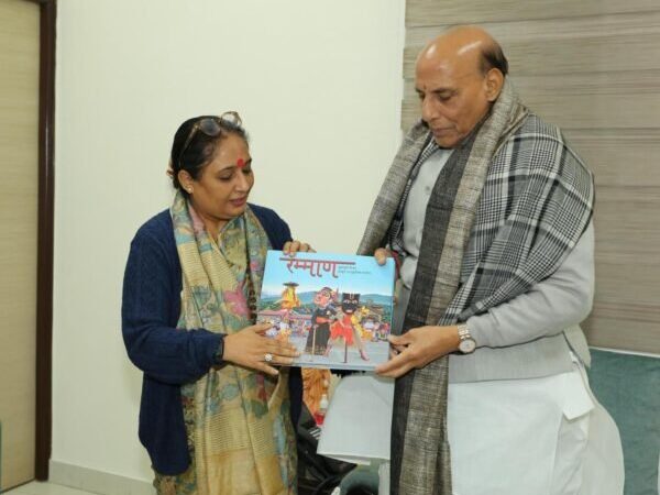 विधानसभा अध्यक्ष ऋतु खण्डूडी भूषण ने रक्षा मंत्री राजनाथ सिंह से की शिष्टाचार भेंट