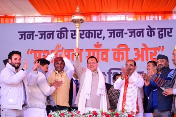 मुख्यमंत्री पुष्कर सिंह धामी ने ताड़ीखेत में “जन-जन की सरकार, जन-जन के द्वार” अभियान के तहत आयोजित बहुद्देश्यीय शिविर में किया प्रतिभाग, 77.25 करोड़ रुपये की 32 विकास योजनाओं का लोकार्पण एवं शिलान्यास