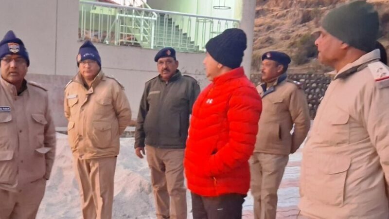 एसपी सुरजीत सिंह पंवार ने विधानसभा सत्र की व्यवस्थाओं का लिया जायजा