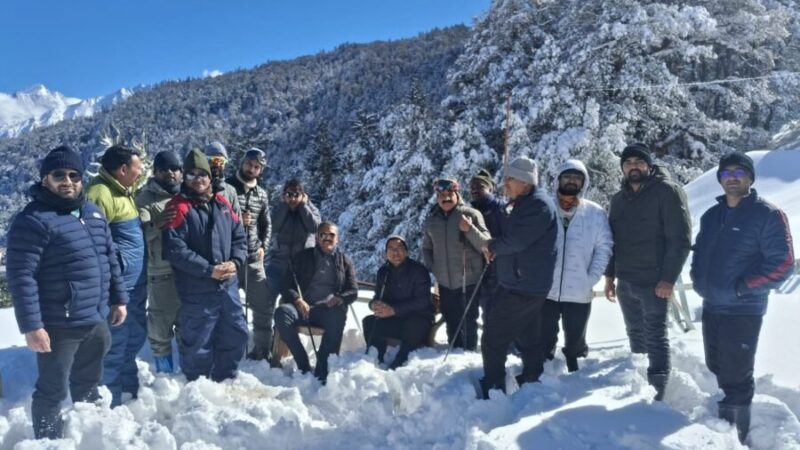 देवभूमि के पर्यटन को नई रफ्तार देने के लिए शासन की ओर से गठित संयुक्त टीम ने विश्व प्रसिद्ध जोशीमठ-औली रोपवे का किया सघन निरीक्षण