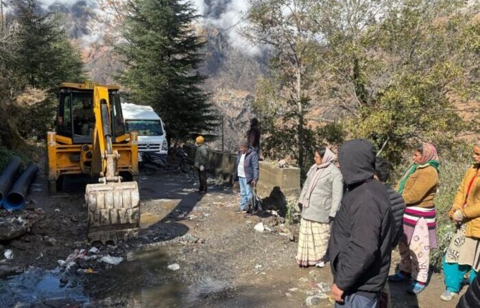 राष्ट्रीय राजमार्ग पर ड्रेनेज सिस्टम फेल