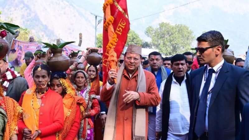 सीएम धामी ने किया क्षेत्रीय जनता से संवाद रणकोची धाम से लिया जनकल्याण का संकल्प