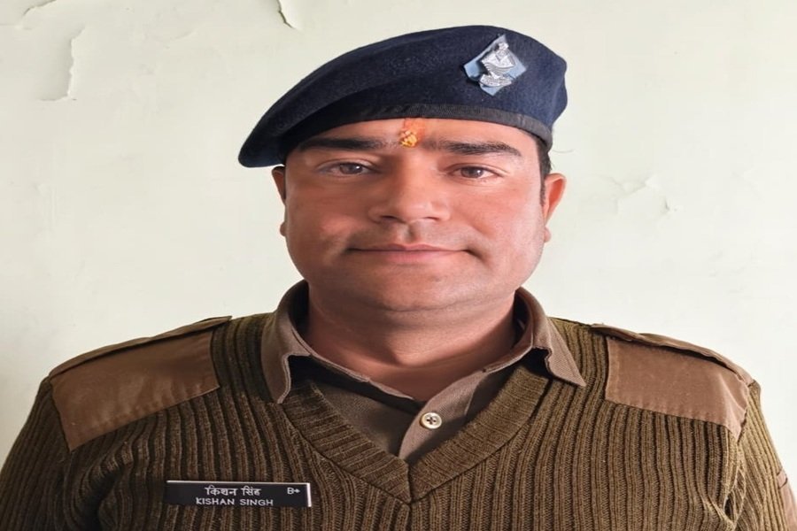 उत्तराखंड पुलिस के आरक्षी किशन सिंह का विदेश मंत्रालय में सुरक्षा सहायक के रूप में चयन