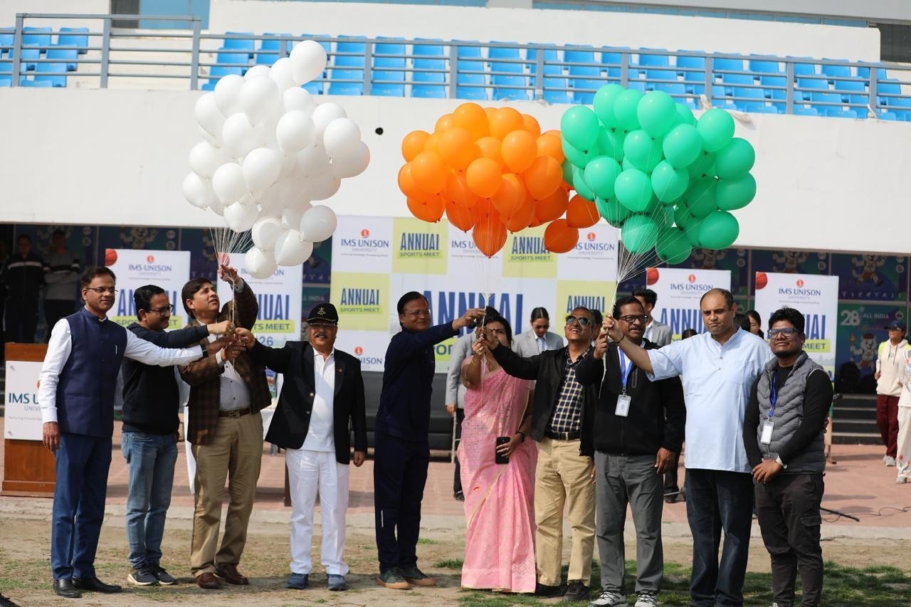 आईएमएस यूनिसन यूनिवर्सिटी में स्पोर्ट्स मीट 2026 का शानदार आगाज़