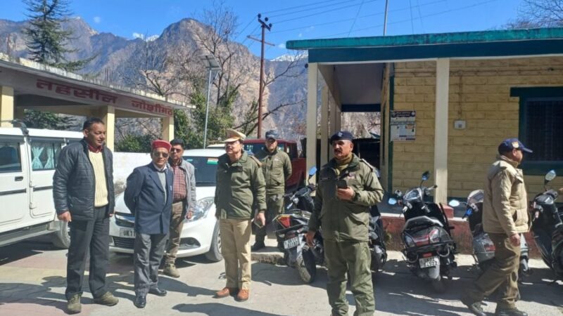 बम की धमकी के बाद ज्योतिर्मठ मे पुलिस अलर्ट