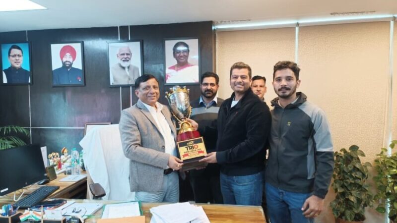 दीपक तोमर की धमाकेदार बल्लेबाजी से पावर पैंथर्स बनी ट्रियो कप 2026 की चैंपियन